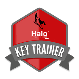 HALO Key Trainer certification badge